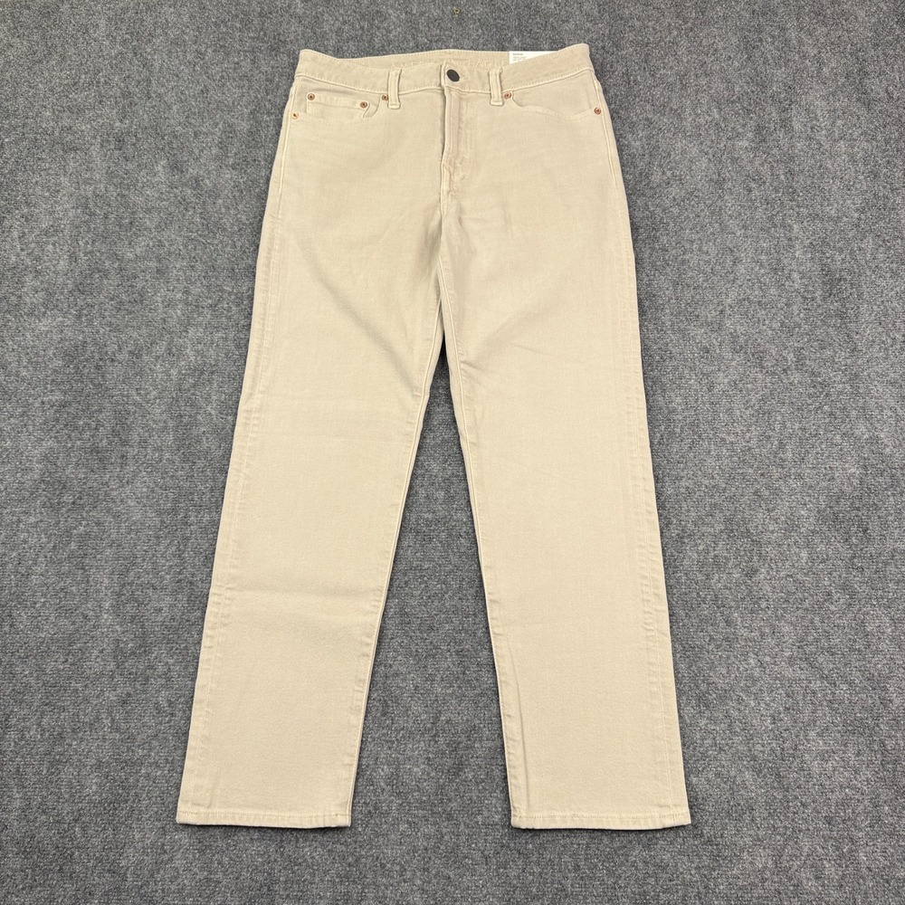 American Eagle Mens Original Straight Jeans 30x30 EasyFlex Lt Gray Stretch NWT
